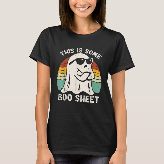 Rolig Halloween-spöke, det här är riktigt spökigt T Shirt (Framsida)