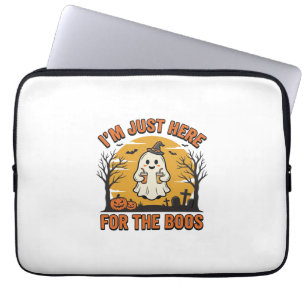Rolig Halloween-spöke här för Buu Vintage De Laptop Fodral