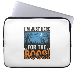 Rolig Halloween-spöken Vintage T-shirt-design för  Laptop Fodral