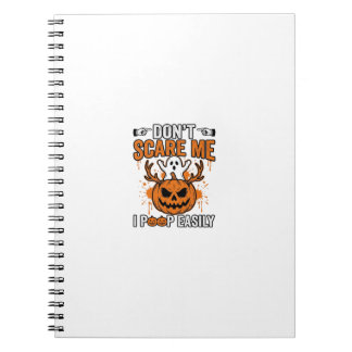 Rolig Halloween Spökpumpa Citat Vektor Design_ Anteckningsbok