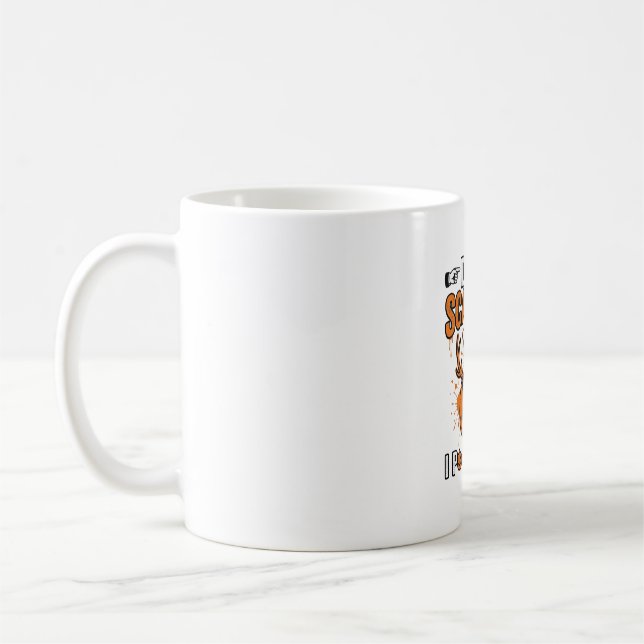 Rolig Halloween Spökpumpa Citat Vektor Design_ Kaffemugg (Vänster)