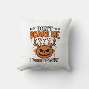 Rolig Halloween Spökpumpa Citat Vektor Design_ Kudde