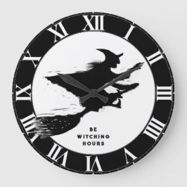 Rolig Halloween Stor Klocka