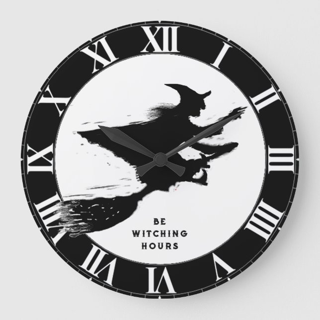 Rolig Halloween Stor Klocka (Framsida)