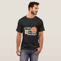 Rolig Halloween T-Shirt med 'Trick or Treat'