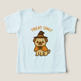 Rolig Halloween-te med serietecknad hund T Shirt