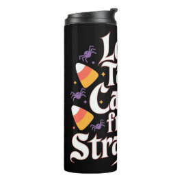 Rolig Halloween Termisk Tumbler Godis Främlingar
