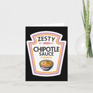 Rolig Halloween-tröja 2025 Present Zesty Chipotle Kort
