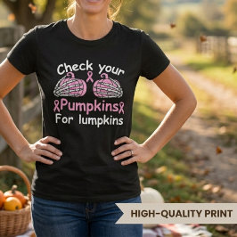Rolig Halloween-tröja för bröstcancer T Shirt