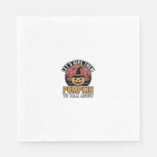 Rolig Halloween-tröja med pumpadesign_1 Pappersservett