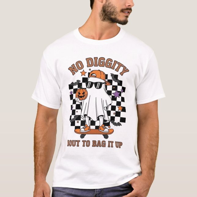 Rolig Halloween-tröja T Shirt (Framsida)
