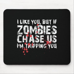 Rolig Halloween-tröja Zombie Bait Zombie Rolig Musmatta