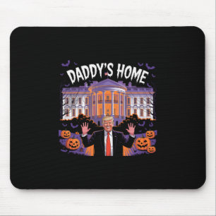 Rolig Halloween Trump 2025 Pappa är hemma Vita hus Musmatta