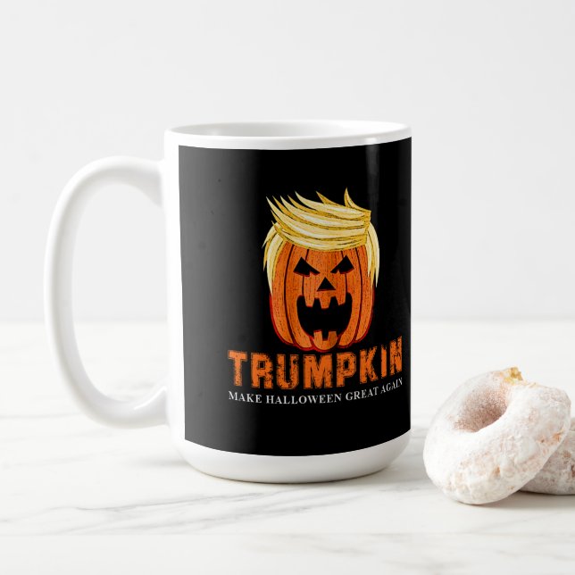 ROLIG HALLOWEEN TRUMPKIN PUMPA KAFFEMUGG (Med munk)
