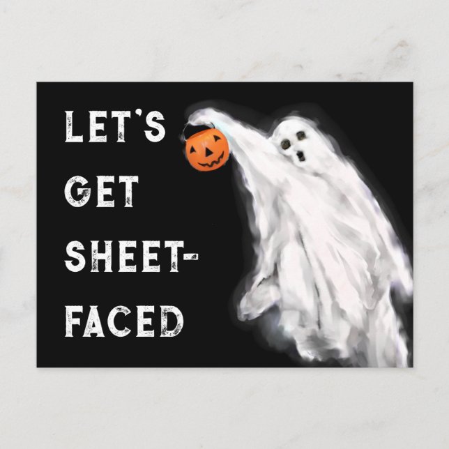 Rolig Halloween Vykort (Framsida)