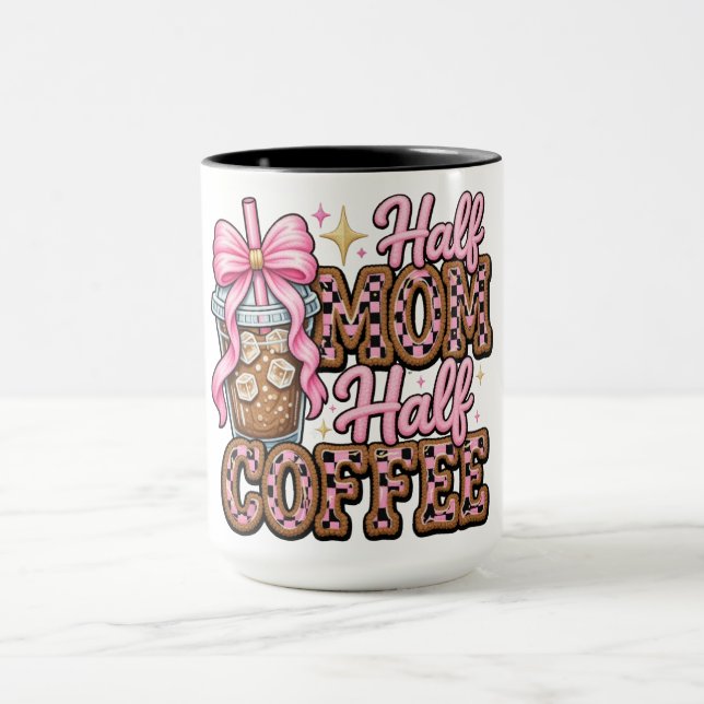 Rolig halv mamma/kaffe mugg (Center)