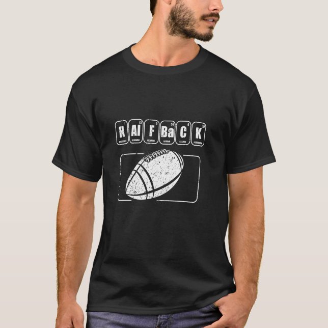 Rolig Halvback Älskare Periodiska Element Halvback T Shirt (Framsida)