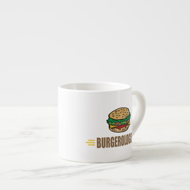 Rolig hamburgare espressomugg (Framsida höger)
