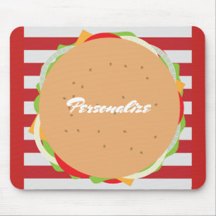 Rolig hamburgaremousepad musmatta