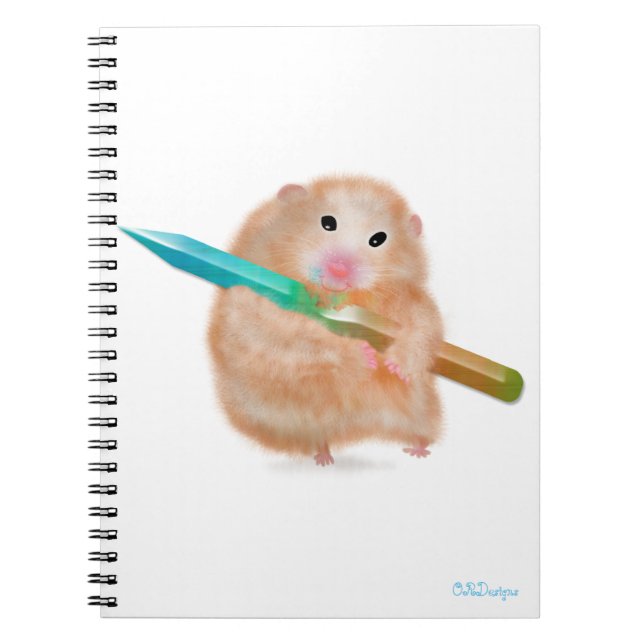 Rolig Hamster Anteckningsbok (Framsidan)