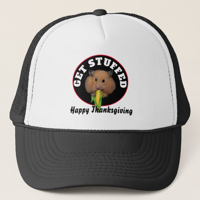 Rolig hamster tackgivelse  keps (Framsida)