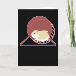 Rolig hamsterdesign Gnagare Dvärghamsster Present Kort
