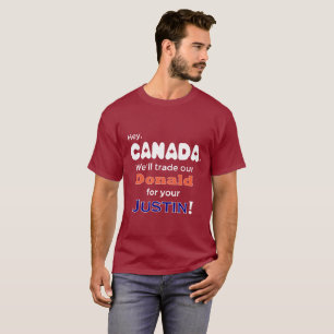 Rolig handel Donald för den Justin T-tröja T Shirt