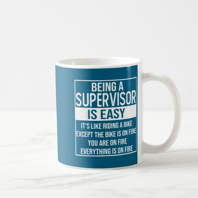 Rolig handledarens design slogan_ Att vara handled Kaffemugg (Höger)