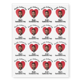 Rolig handledsfoto Senterparty Brudgummens ansikte