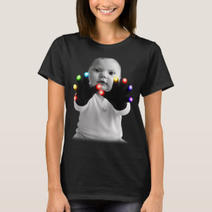 Rolig handskbaby meme nischdesign nya föräldrar M T Shirt