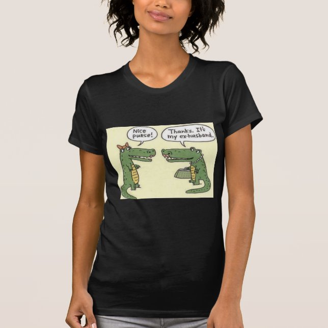 Rolig handväska för före dettamakealligator tee (Framsida)