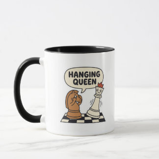Rolig Hängande Dam Schack Misstag Kaffe Mugg