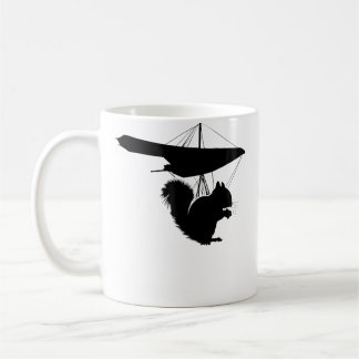 Rolig Hangglidande Ekorre Hangglidning Ekorre Kaffemugg