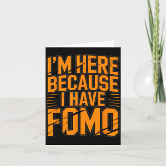 Rolig här för att Fomo-drottningens festflickors k Kort