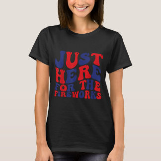 Rolig här för fyrverkerierna 4 juli par 2 t shirt