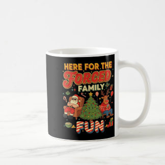 Rolig här för påtvingad familjesnutt Santa Xmas Tr Kaffemugg