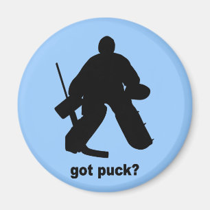 Rolig harpuckhockey magnet
