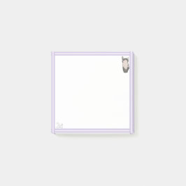 Rolig hästälskare Whimsical Övervakande Tryne Post-it Block