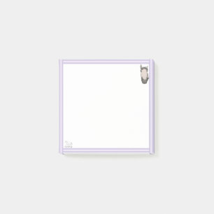 Rolig hästälskare Whimsical Övervakande Tryne Post-it Block