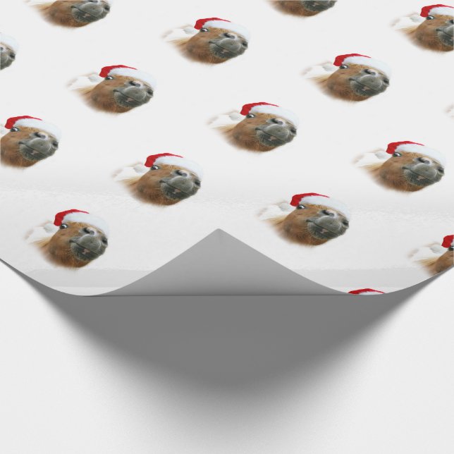 Rolig hästjul presentpapper (Hörn)