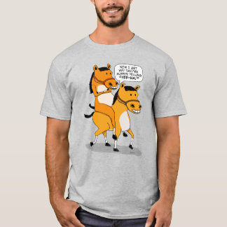 Rolig hästridninghäst t shirt