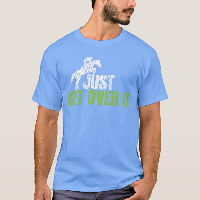 Rolig hästshow för ryttare t shirt (Framsida)