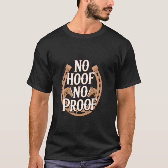 Rolig Hästtränare T Shirt (Framsida)