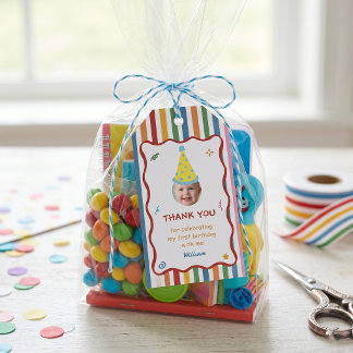 Rolig hatt födelsedagsfest presenttaggar presentetikett
