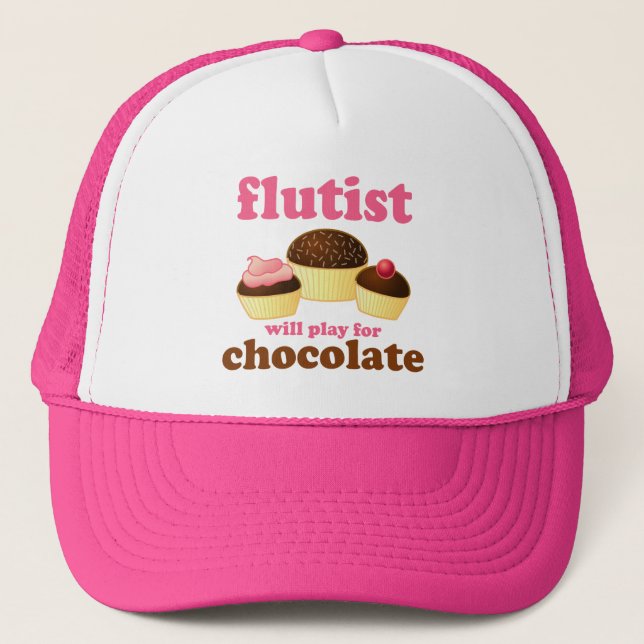 Rolig hatt för flöjtcitationsteckenmusikband keps (Framsida)