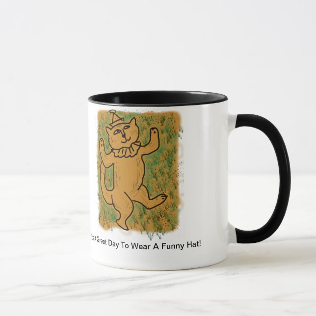 Rolig hattkatt mugg (Höger)