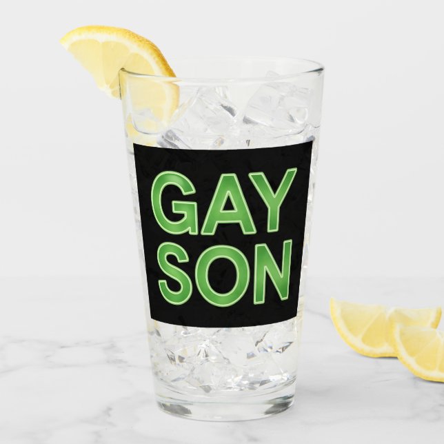 Rolig HBTQ-stolt son Glaskopp (Framsida Ice)