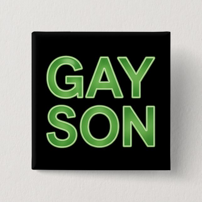 Rolig HBTQ-stolt son Knapp (Framsida)