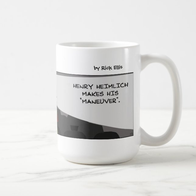 Rolig Heimlich-datummanöver Kaffemugg (Höger)