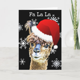 Rolig helgdagar för Llama för julLaLa Kort